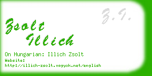 zsolt illich business card